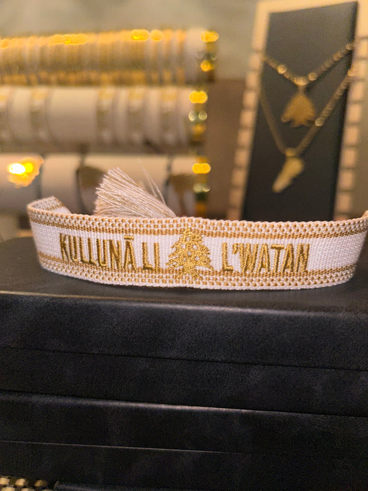 Libanon Armband „Kulluna Li‘L Watan“